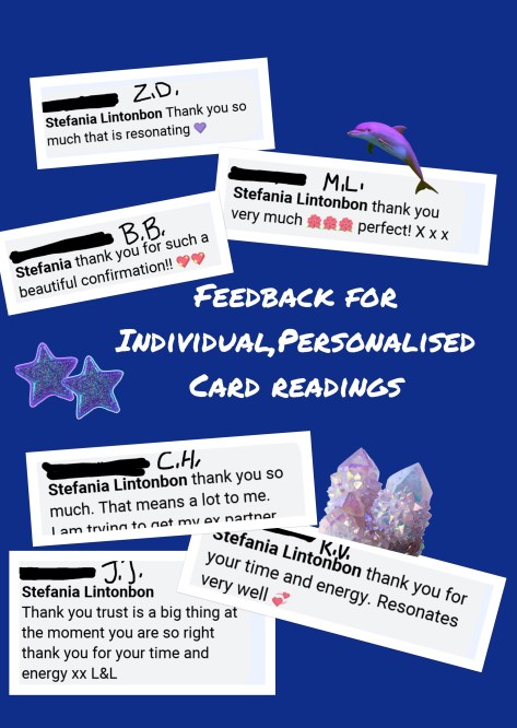 Feedback from Oracle Card Readings