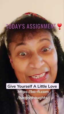 Today's Assignment❣ https://ko-fi.com/happythoughts Give Yourself A Little Love 